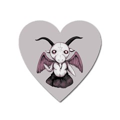 Plushie Baphomet Heart Magnet