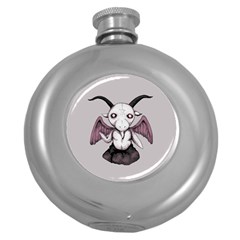 Plushie Baphomet Round Hip Flask (5 oz)