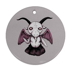 Plushie Baphomet Round Ornament (Two Sides) 