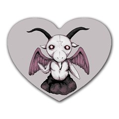 Plushie Baphomet Heart Mousepads