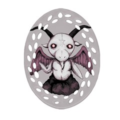 Plushie Baphomet Ornament (Oval Filigree) 