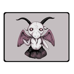 Plushie Baphomet Double Sided Fleece Blanket (Small) 