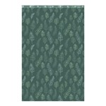 Whimsical Feather Pattern, Forest Green Shower Curtain 48  x 72  (Small) Curtain(48  X 72 ) - 42.18 x64.8  Curtain(48  X 72 )