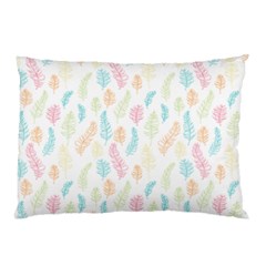 Whimsical Feather Pattern,fresh Colors, Pillow Case (two Sides) by Zandiepants