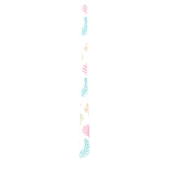 Whimsical Feather Pattern,fresh Colors, Necktie (two Side)