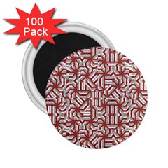 Interlace Tribal Print 2 25  Magnets (100 Pack)  by dflcprints