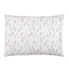 Whimsical Feather Pattern, Soft Colors, Pillow Case (two Sides)