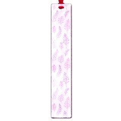 Whimsical Feather Pattern, Pink & Purple, Large Book Mark by Zandiepants