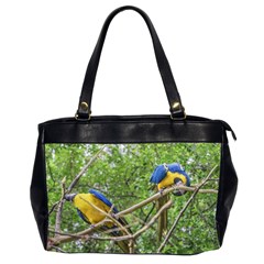 South American Couple Of Parrots Office Handbags (2 Sides) 