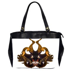 Demon Tribal Mask Office Handbags (2 Sides) 