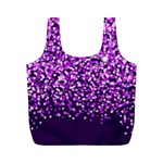 Purple Rain Full Print Recycle Bags (M)  Back