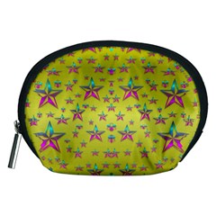 Flower Power Stars Accessory Pouches (medium)  by pepitasart