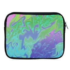 Green Blue Pink Color Splash Apple Ipad 2/3/4 Zipper Cases by BrightVibesDesign