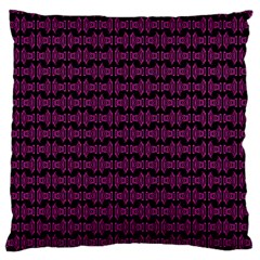 Pink Black Retro Tiki Pattern Standard Flano Cushion Case (one Side) by BrightVibesDesign