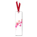 Minimal Floral Print Small Book Marks Front