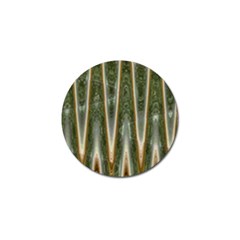 Green Brown Zigzag Golf Ball Marker (10 pack)