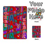 Bright Red Mod Pop Art Playing Cards 54 Designs  Front - Joker2