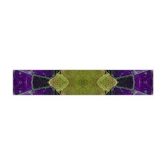 Purple Yellow Stone Abstract Flano Scarf (mini) by BrightVibesDesign