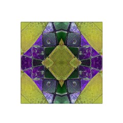 Purple Yellow Stone Abstract Satin Bandana Scarf by BrightVibesDesign