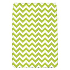 Spring Green & White Zigzag Pattern Removable Flap Cover (l)