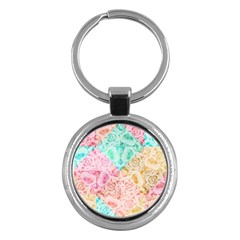A Rose Is A Rose Key Chains (round) 