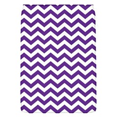 Royal Purple & White Zigzag Pattern Removable Flap Cover (s)