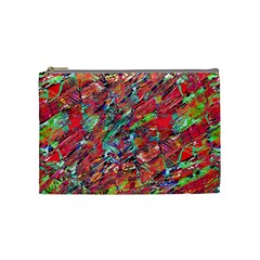 Expressive Abstract Grunge Cosmetic Bag (medium) 