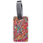 Expressive Abstract Grunge Luggage Tags (One Side)  Front