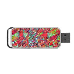 Expressive Abstract Grunge Portable Usb Flash (two Sides)