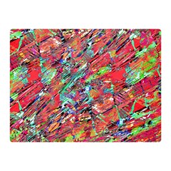 Expressive Abstract Grunge Double Sided Flano Blanket (mini) 