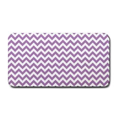 Lilac Purple & White Zigzag Pattern Medium Bar Mat by Zandiepants