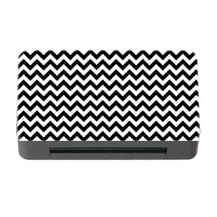 Black & White Zigzag Pattern Memory Card Reader With Cf by Zandiepants