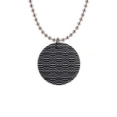 Modern Zebra Pattern Button Necklaces