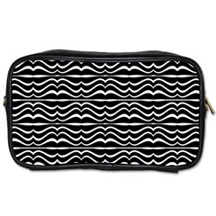 Modern Zebra Pattern Toiletries Bags 2-side