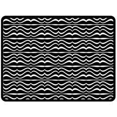 Modern Zebra Pattern Fleece Blanket (large)  by dflcprints
