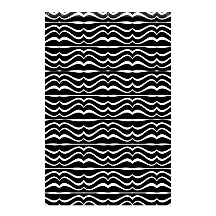 Modern Zebra Pattern Shower Curtain 48  x 72  (Small) 