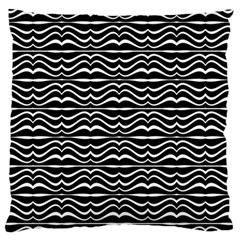 Modern Zebra Pattern Standard Flano Cushion Case (one Side)