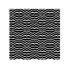 Modern Zebra Pattern Small Satin Scarf (square) by dflcprintsclothing