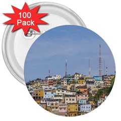 Cerro Santa Ana Guayaquil Ecuador 3  Buttons (100 Pack)  by dflcprints