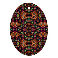 Luxury Boho Baroque Ornament (oval)  by dflcprints