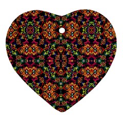 Luxury Boho Baroque Ornament (heart)  by dflcprints