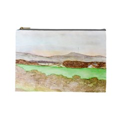 Watercolour Winter Hill Cosmetic Bag (large)  by DeneWestUK