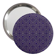 Stylized Floral Check 3  Handbag Mirrors by dflcprints