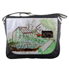 Watercolour Garden Messenger Bags by DeneWestUK