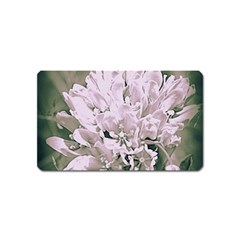 White Flower Magnet (name Card) by uniquedesignsbycassie