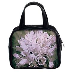 White Flower Classic Handbags (2 Sides)