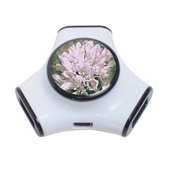 White Flower 3-port Usb Hub by uniquedesignsbycassie