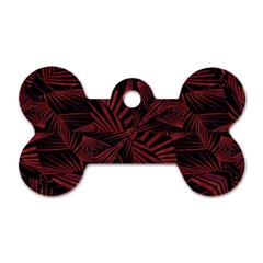 Sharp Tribal Pattern Dog Tag Bone (two Sides) by dflcprints