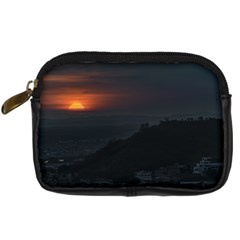 Sunset Scene Landscape Aerial View In Guayaquil From Cerro Del Carmen Digital Camera Cases by dflcprints