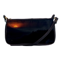 Sunset Scene Landscape Aerial View In Guayaquil From Cerro Del Carmen Shoulder Clutch Bags by dflcprints